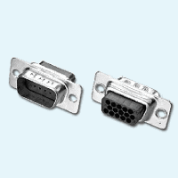 DB15 Male Hi-Density Crimp Type, 13-HD15M